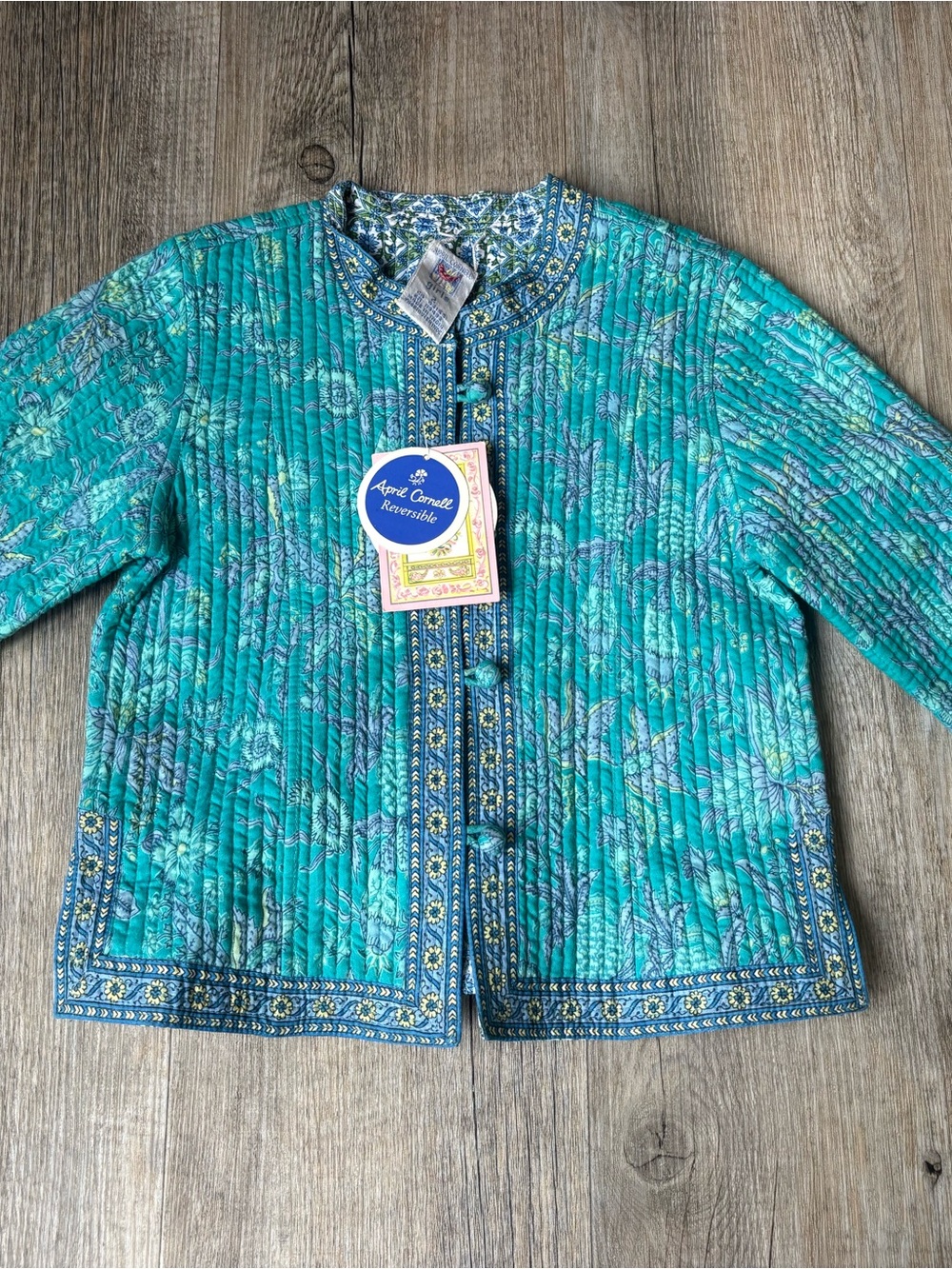 April Cornell Quilted Floral Jacket
